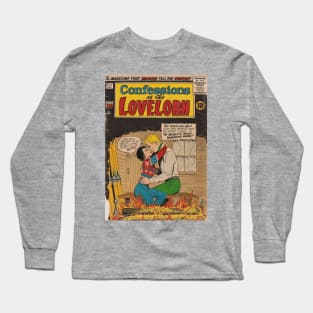 Vintage Confessions of the Lovelorn Cover Long Sleeve T-Shirt